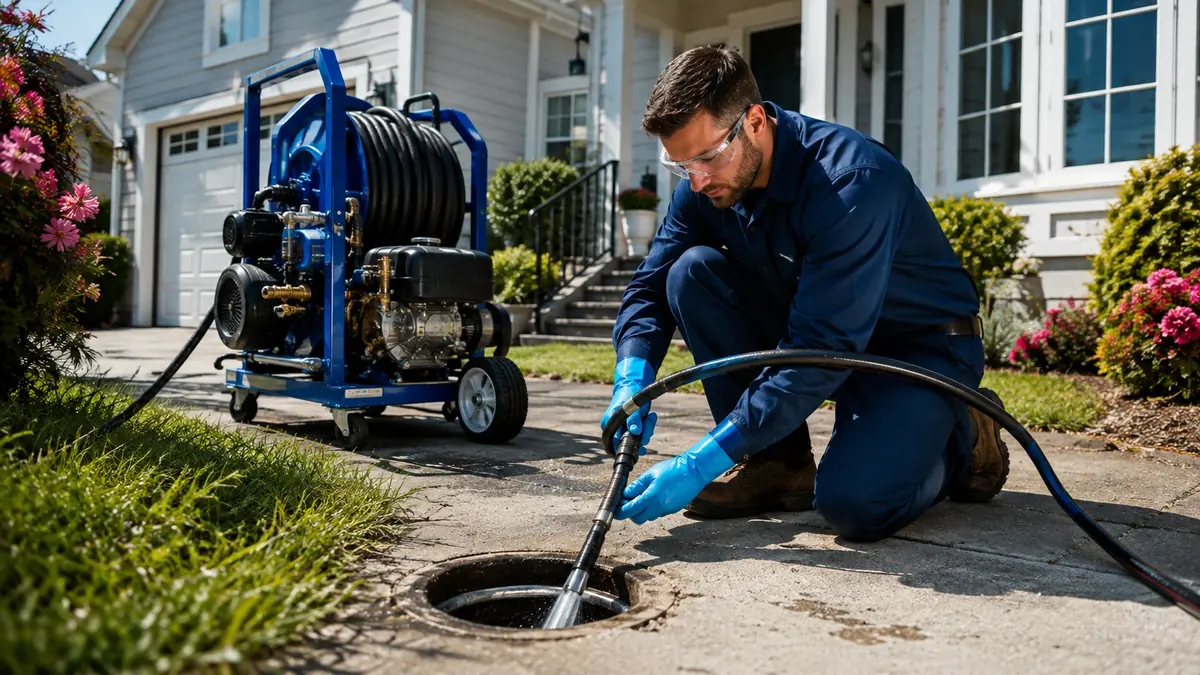 Residential Hydro Jet Drain Cleaning in Monrovia